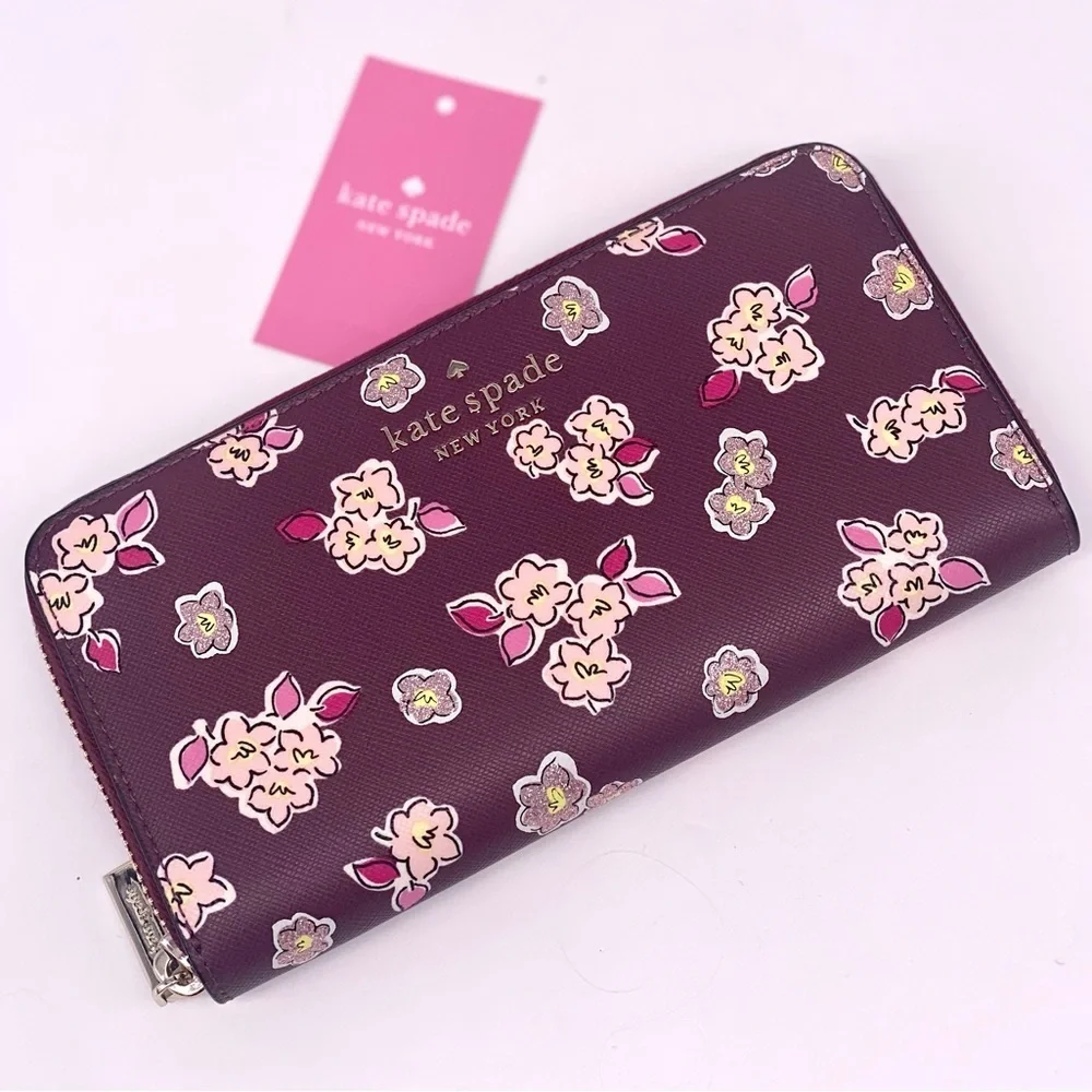 Kate Spade Tinsel Boxed Large Continental Wallet